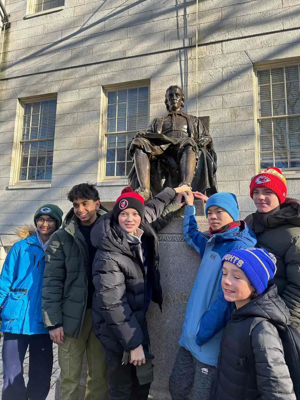 Harvard statue